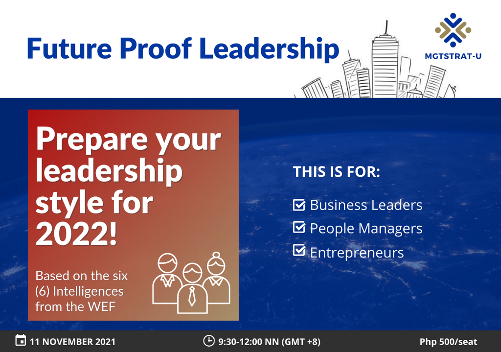 Future Proof Leadership | November 11 | 9:30-12NN