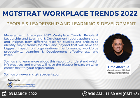 MgtStrat Workplace Trends 2022 | March 3, 2022